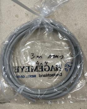 17 Meter Mantelleitung NYM-J 4x4 mm² , grau , ***ABVERKAUF***